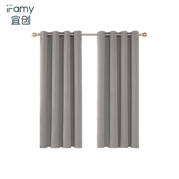 ChrisDowa Grommet Blackout Curtains for Bedroom and Living Room - 2 Panels Set Thermal Insulated Room Darkening Curtains