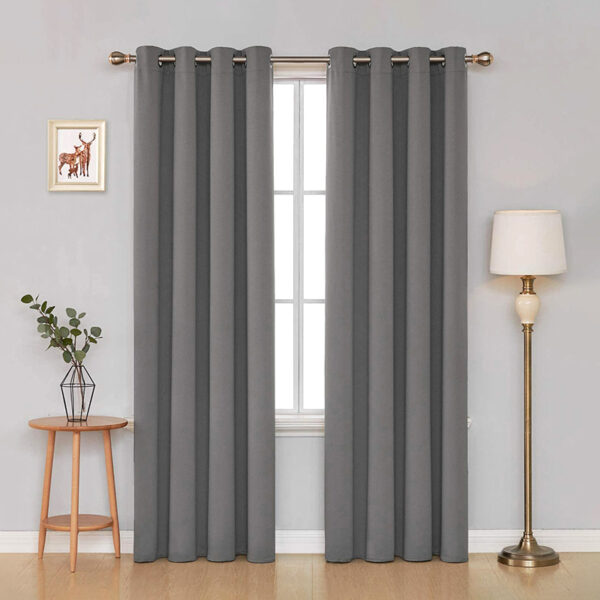 Natural Linen Thermal Curtains for Living Room  Grommet Thick Light Reducing Linen Curtains Window Neutral Panels for Bedroom/Farmhouse - Image 2