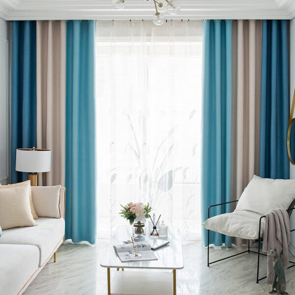 ChrisDowa Grommet Blackout Curtains for Bedroom and Living Room - 2 Panels Set Thermal Insulated Room Darkening Curtains - Image 2