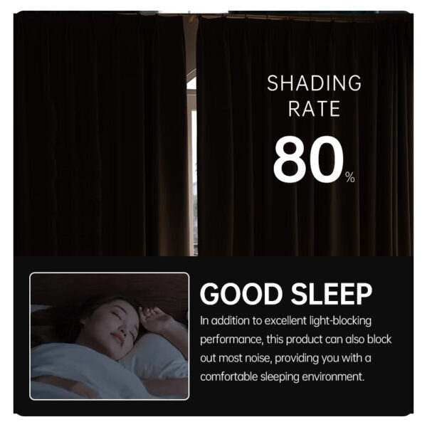 ChrisDowa Grommet Blackout Curtains for Bedroom and Living Room - 2 Panels Set Thermal Insulated Room Darkening Curtains - Image 3