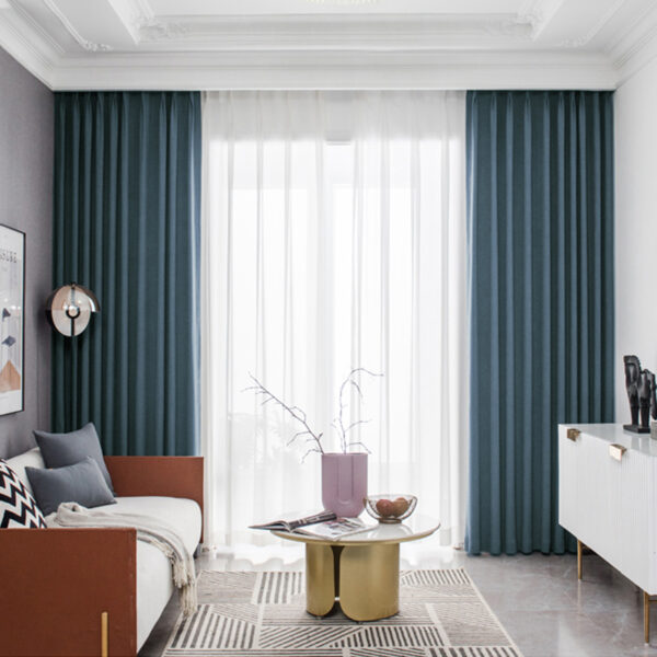 Natural Linen Curtains 84 Inch Length 2 Panels for Bedroom, Semi Sheer Linen Drapes Black Grommets Basketweave Slub Texture Curtains - Image 6