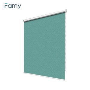 Cordless Roller Shades Blackout Blinds for Windows Room Darkening Rolled Up Shades with Spring System, UV Protection Window Shades Door Blinds for Home and Office