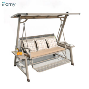 Outdoor Garden Hanging Chair Swing, Suitable for Many People, Bearing 800kg, Modern and Simple Balcony Outdoor Hanging Basket