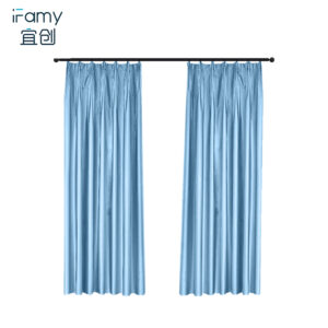 Full Blackout Curtains & Drapes 84 Inch Length 2 Panels Set, Flax Linen Room Darkening Soundproof Curtains with Hooks Rings for Bedroom Living Room Track System
