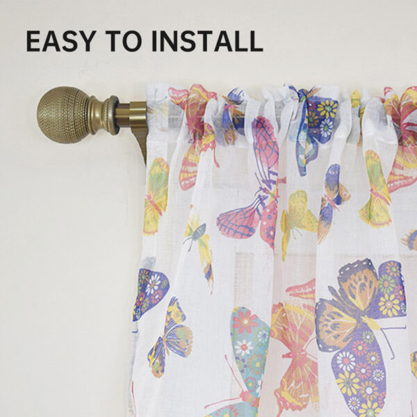 Rod Pocket Blackout Curtains for Bedroom - Thermal Insulated Room Darkening Curtain for Living Room - Image 3