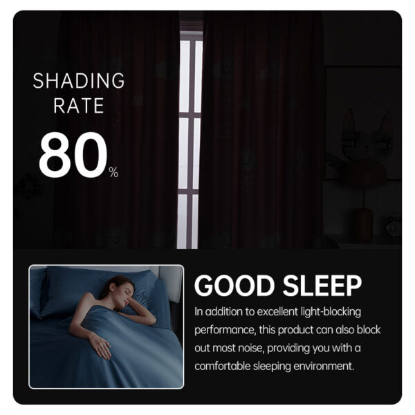 Full Blackout Curtains & Drapes 84 Inch Length 2 Panels Set, Flax Linen Room Darkening Soundproof Curtains with Hooks Rings for Bedroom Living Room Track System - Image 3