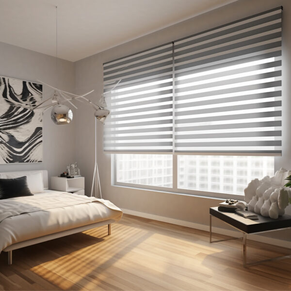 Zebra Roller Window Blinds,Custom Cut to Size,Roller Blinds Dual Layer Roller Shade Blinds - Image 5